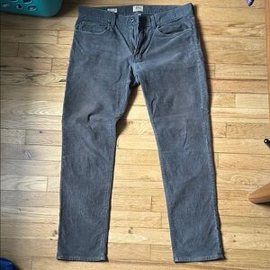 EUC J Crew Gray Corduroy Pants